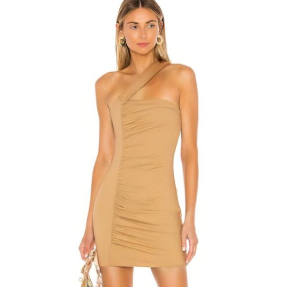 NBD Cheyenne Mini Dress in Nude NWOT Size Small - Picture 1 of 3